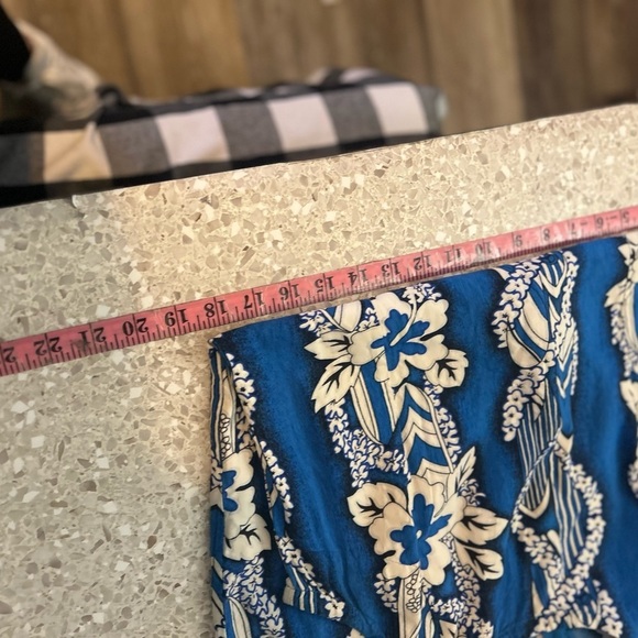 Tiki Palm Hawaiian Midi Dress Size Large Hawaiian - Picture 11 of 12